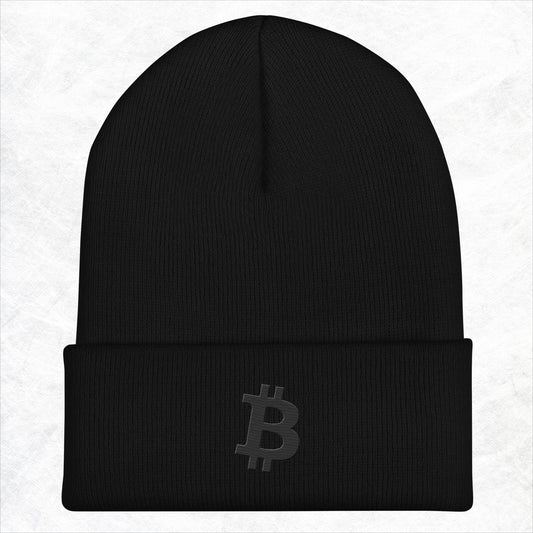 Bitcoin STEALTH Embroidered Beanie
