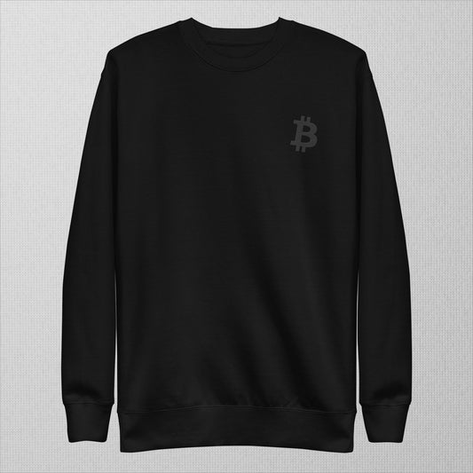 Bitcoin STEALTH Embroidered Sweatshirt